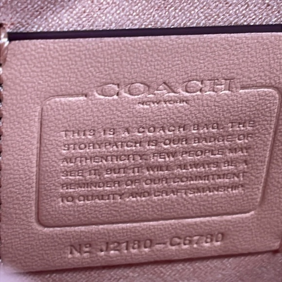 NWT COACH PEPPER SNAKE EMBOSSED SATCHEL - Picture 13 of 16